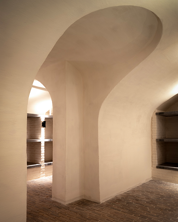 Completed interior renovation with heritage detailing